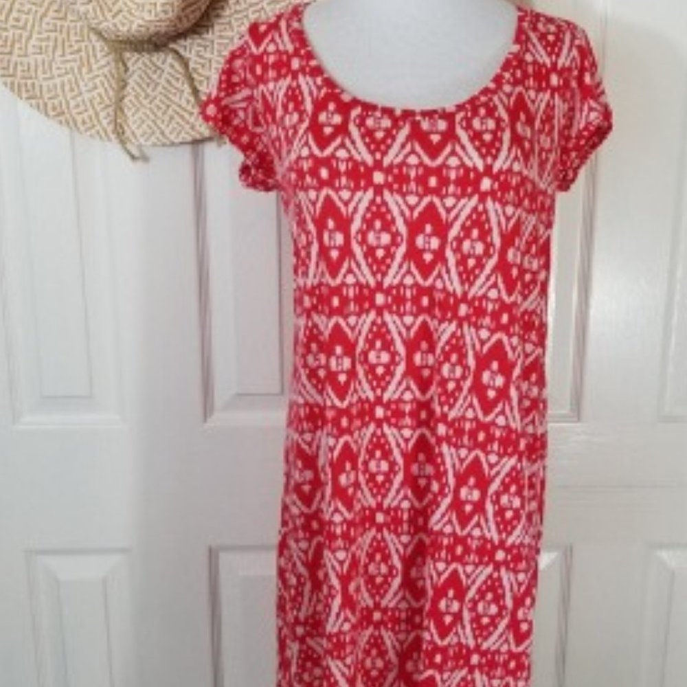 J Crew Cotton Ikat Print Cover-up Dress XS